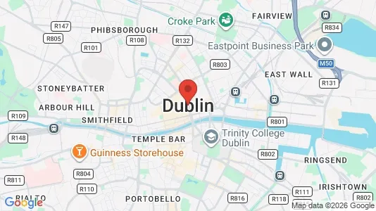 Apartments for rent i Dublin 4 - kort over placeringen