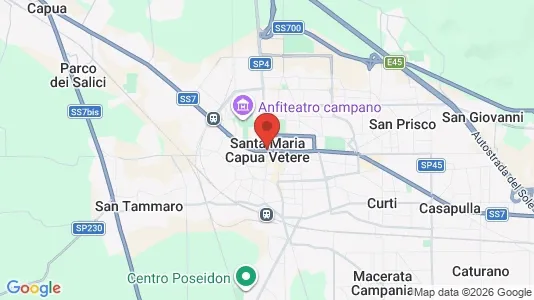 Apartments for rent i Santa Maria Capua Vetere - kort over placeringen
