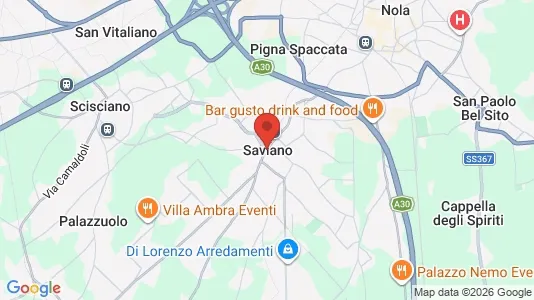 Apartments for rent i Saviano - kort over placeringen