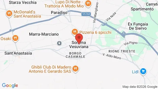 Apartments for rent i Somma Vesuviana - kort over placeringen