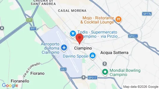 Apartments for rent i Ciampino - kort over placeringen