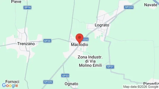 Apartments for rent i Maclodio - kort over placeringen