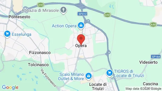 Apartments for rent i Opera - kort over placeringen