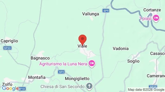 Apartments for rent i Viale - kort over placeringen