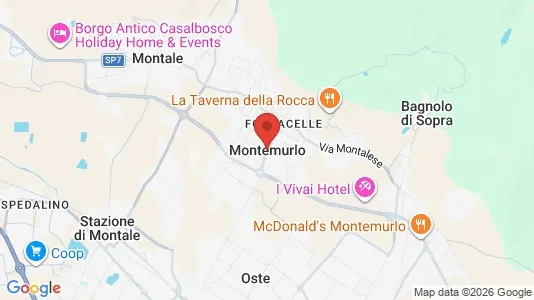 Apartments for rent i Montemurlo - kort over placeringen