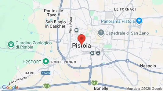 Apartments for rent i Pistoia - kort over placeringen