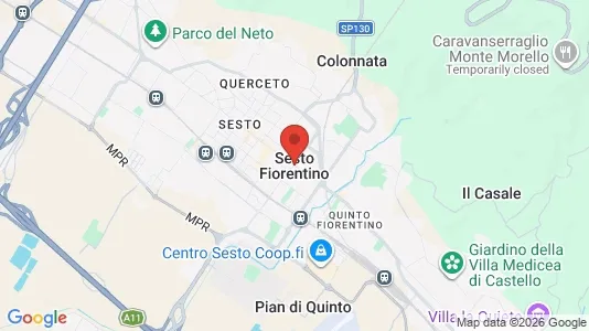 Apartments for rent i Sesto Fiorentino - kort over placeringen