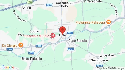 Apartments for rent i Dolo - kort over placeringen