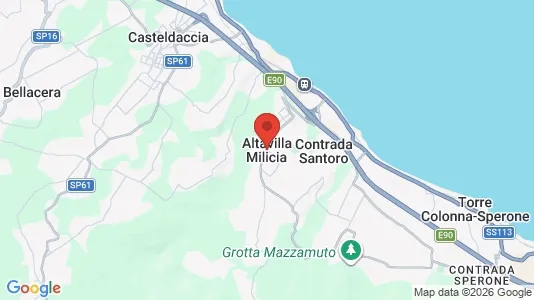 Houses for rent i Altavilla Milicia - kort over placeringen