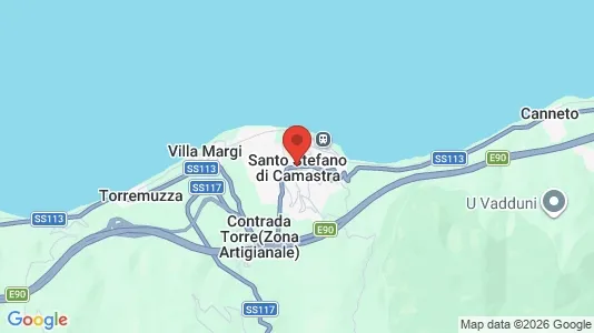 Apartments for rent i Santo Stefano di Camastra - kort over placeringen
