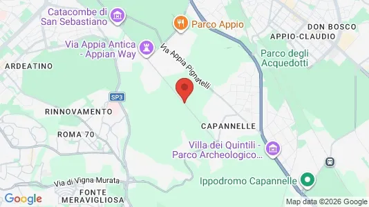 Apartments for rent i Roma Municipio VIII – Appia Antica - kort over placeringen
