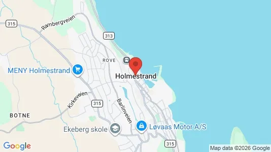 Houses for rent i Holmestrand - kort over placeringen