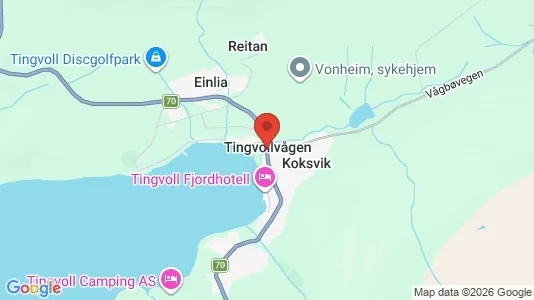 Houses for rent i Tingvoll - kort over placeringen