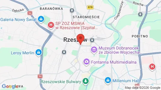 Houses for rent i Rzeszowski - kort over placeringen