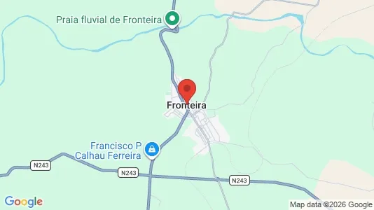 Apartments for rent i Fronteira - kort over placeringen