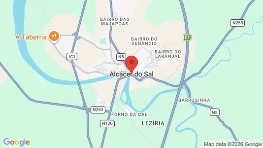 Houses for rent i Alcácer do Sal - kort over placeringen