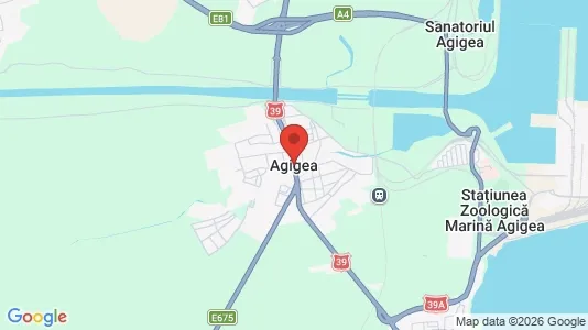 Houses for rent i Agigea - kort over placeringen