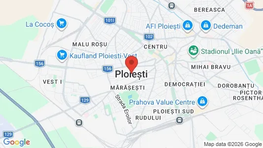 Apartments for rent i Ploieşti - kort over placeringen