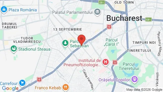 Apartments for rent i Bucharest - Sectorul 5 - kort over placeringen