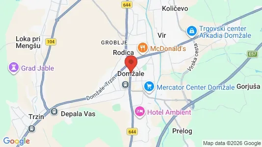 Apartments for rent i Domžale - kort over placeringen
