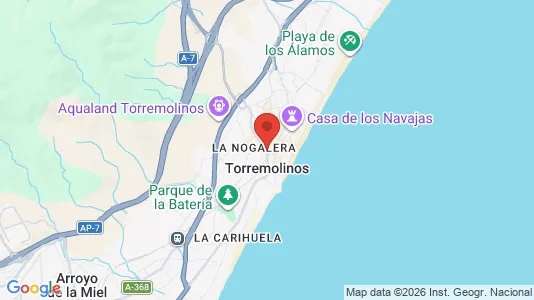 Apartments for rent i Torremolinos - kort over placeringen