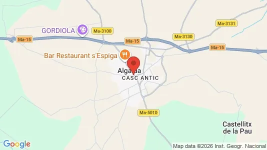 Apartments for rent i Algaida - kort over placeringen