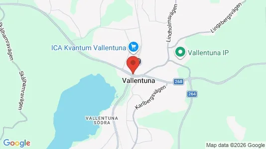 Houses for rent i Vallentuna - kort over placeringen