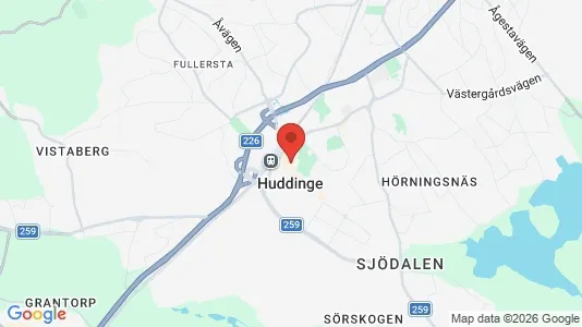 Apartments for rent i Huddinge - kort over placeringen