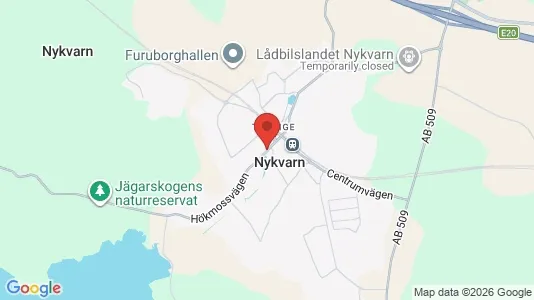 Apartments for rent i Nykvarn - kort over placeringen