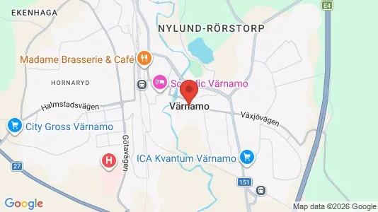 Houses for rent i Värnamo - kort over placeringen