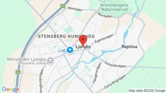 Apartments for rent i Ljungby - kort over placeringen