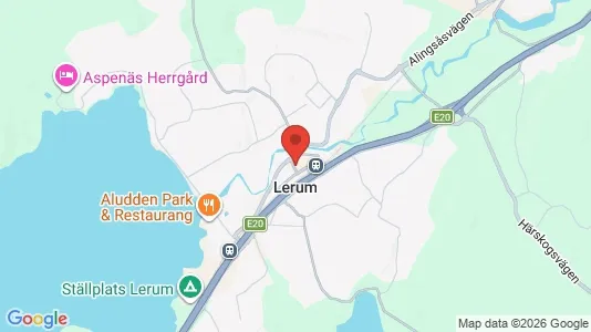 Rooms for rent i Lerum - kort over placeringen