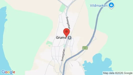 Apartments for rent i Grums - kort over placeringen