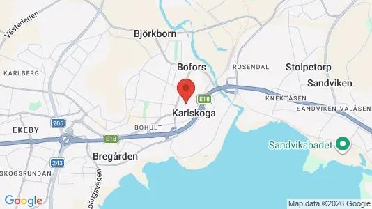 Apartments for rent i Karlskoga - kort over placeringen