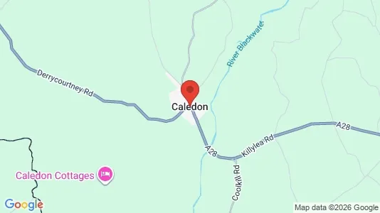Apartments for rent i Caledon - County Tyrone - kort over placeringen