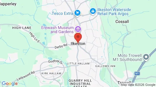 Apartments for rent i Ilkeston - Derbyshire - kort over placeringen