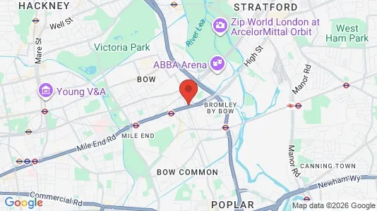 Apartments for rent i London E3 - kort over placeringen