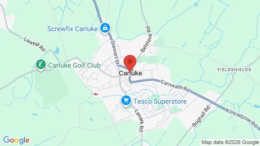 Houses for rent i Carluke - Lanarkshire - kort over placeringen