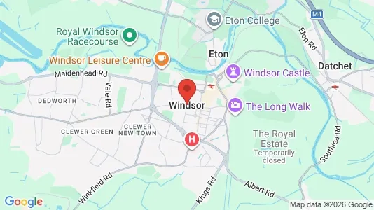 Apartments for rent i Windsor - Berkshire - kort over placeringen