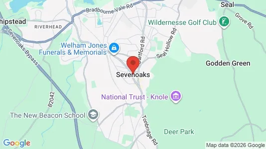 Apartments for rent i Sevenoaks - Kent - kort over placeringen