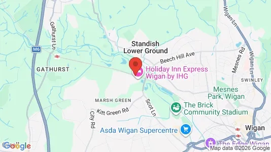 Apartments for rent i Wigan - Lancashire - kort over placeringen