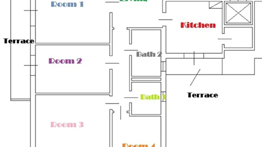 Rooms in Padua - photo 1