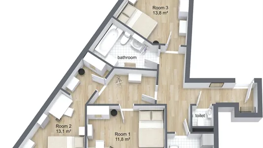 Rooms in Vienna Margareten - photo 6