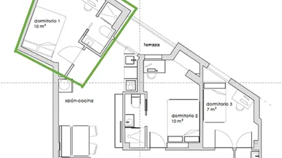 Room for rent in Oviedo, Principado de Asturias