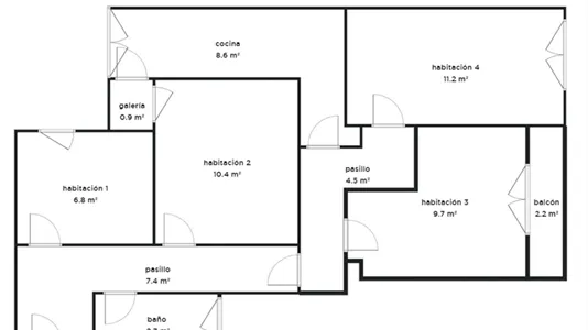 Rooms in Aldaia - photo 5