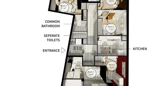 Rooms in Nantes - photo 10