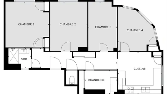 Rooms in Lyon - photo 4