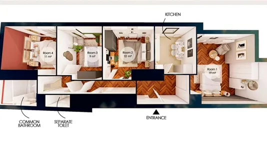 Rooms in Saint-Denis - photo 8