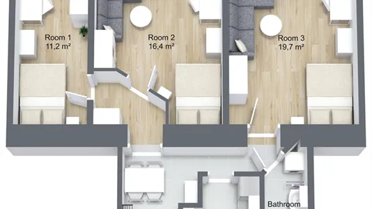 Rooms in Vienna Brigittenau - photo 4