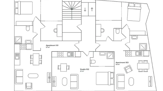 Apartments in Stad Antwerp - photo 7